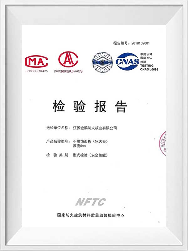 얼음 및 소방판 검사 보고서